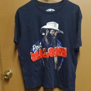 Navy Graphic Long Sleeve Tee